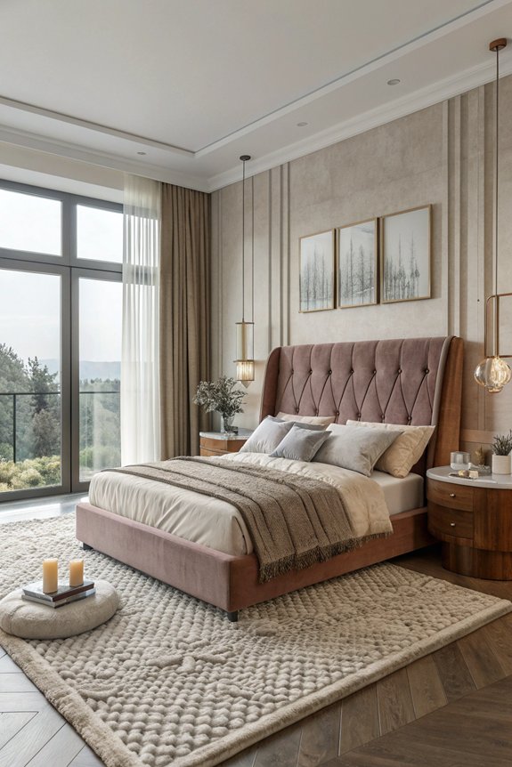 cozy bedroom texture layers
