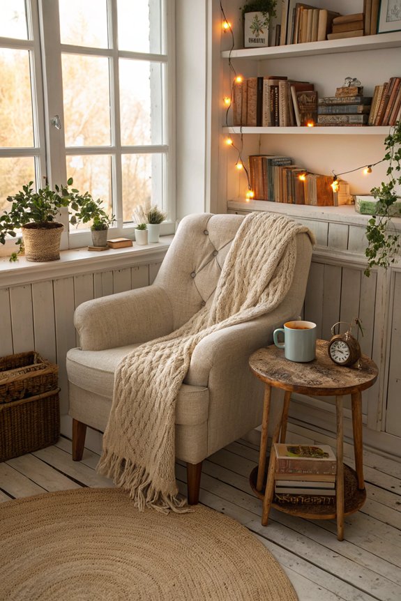 cozy corner for reading