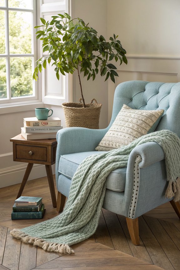 cozy inviting reading seating