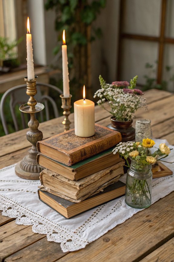 cozy vintage dining ambiance