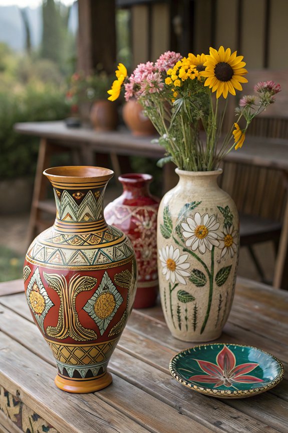 culturally inspired floral decor