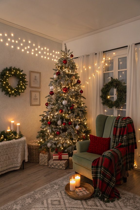 decorate christmas tree beautifully