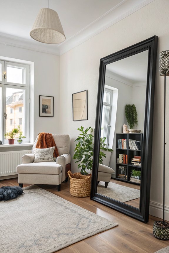 define spaces with mirrors