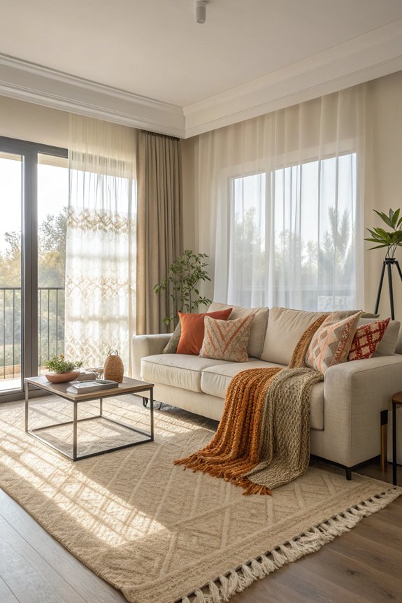 define spaces with rugs