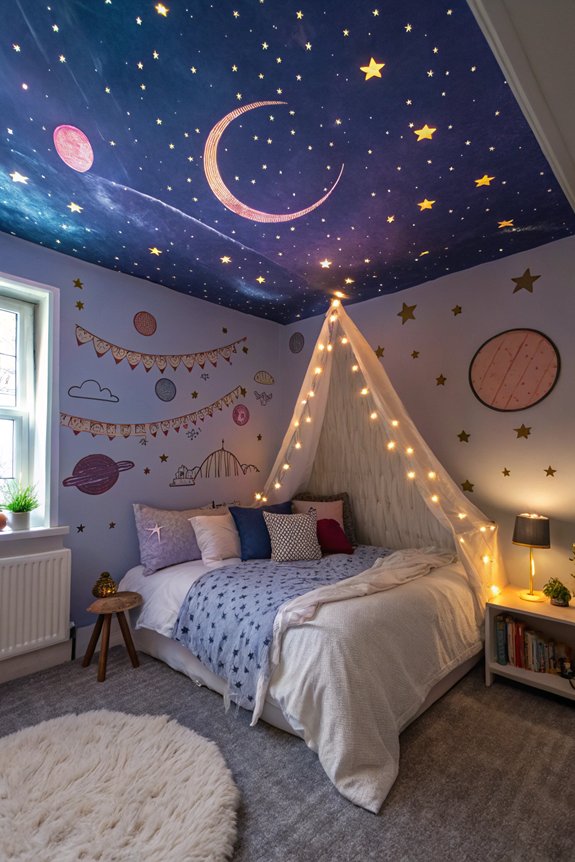 dreamy night sky decor