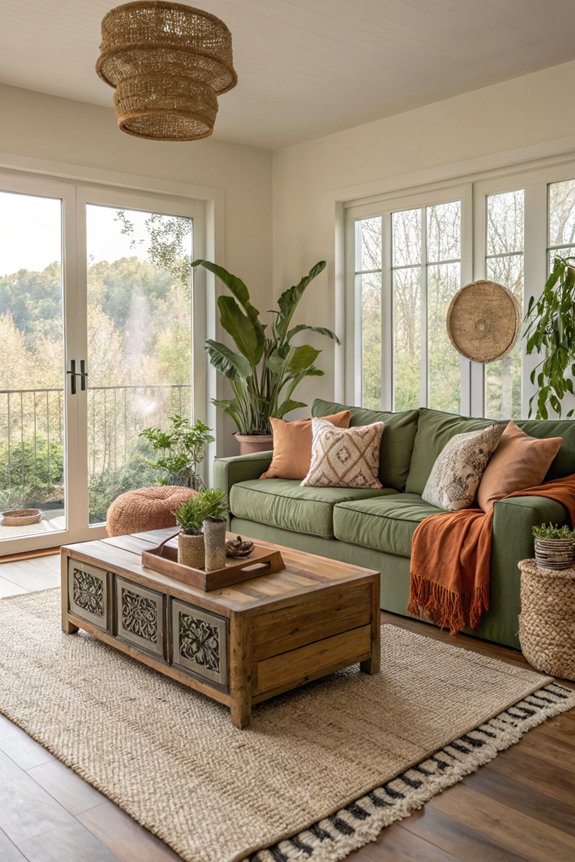 earthy tones for tranquility