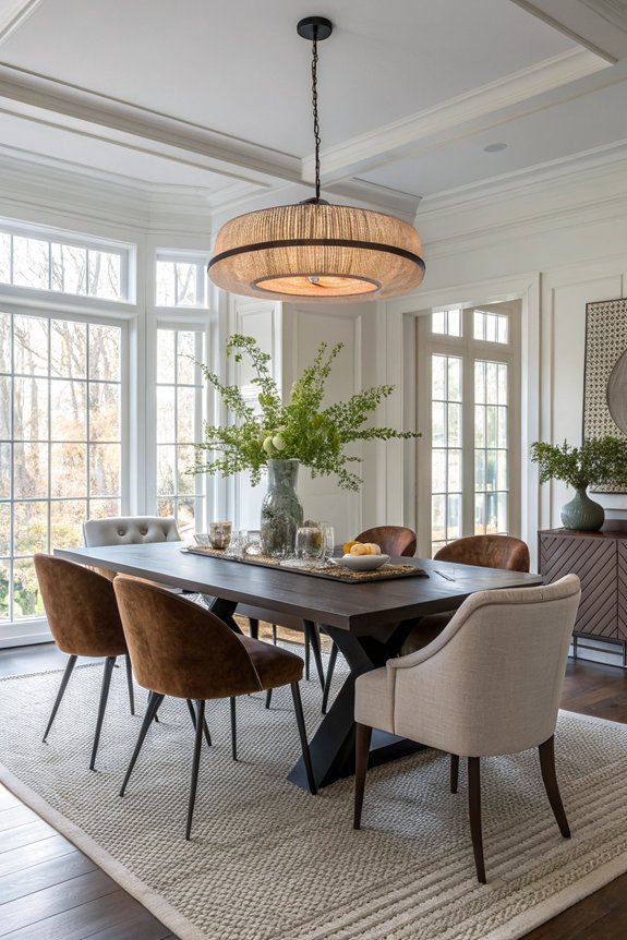 eclectic dining chair combinations