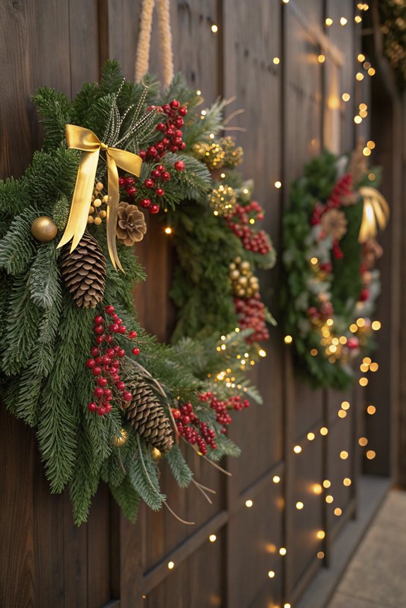elegant christmas wreath decorations