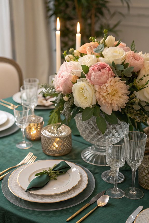 elegant floral table arrangements