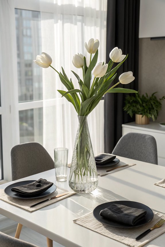 elegant simplicity in dining