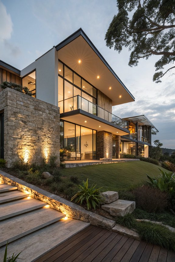 enhance exterior architectural lighting