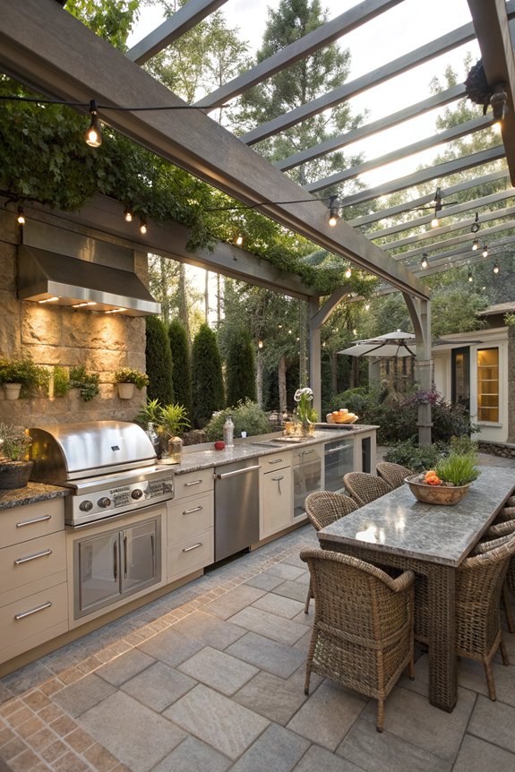 essential outdoor kitchen features