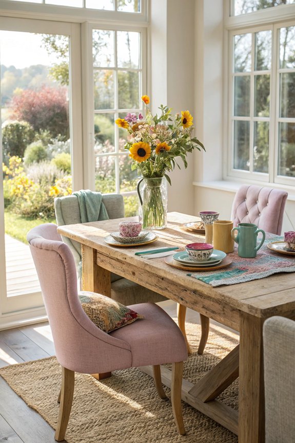 family friendly breakfast nook