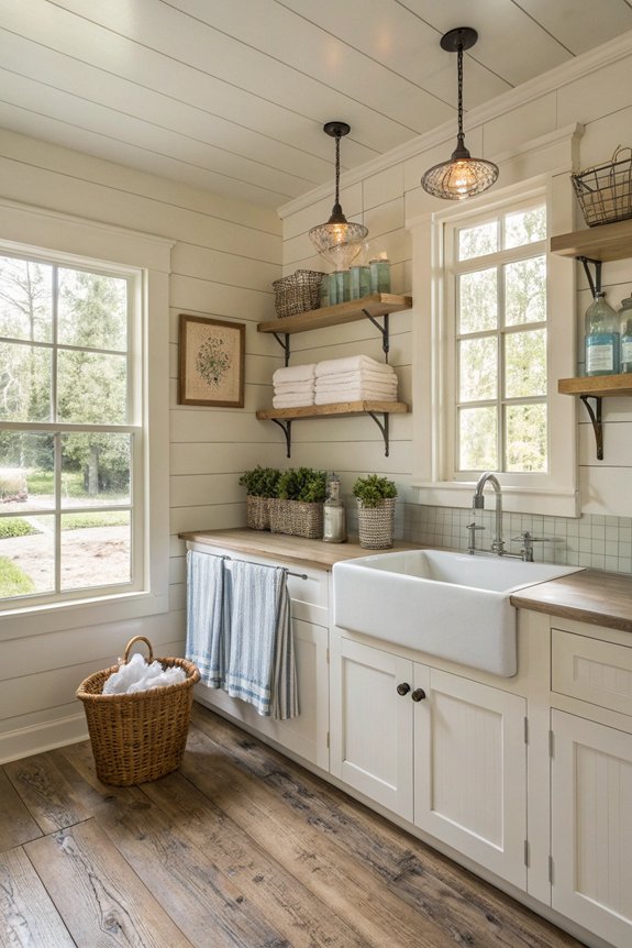 farmhouse sink enhances functionality