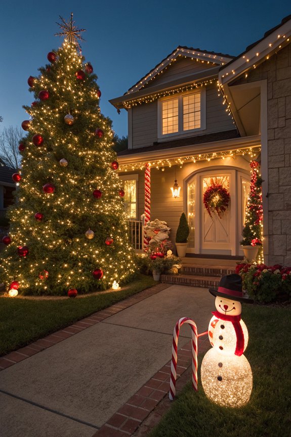 festive outdoor holiday decorations