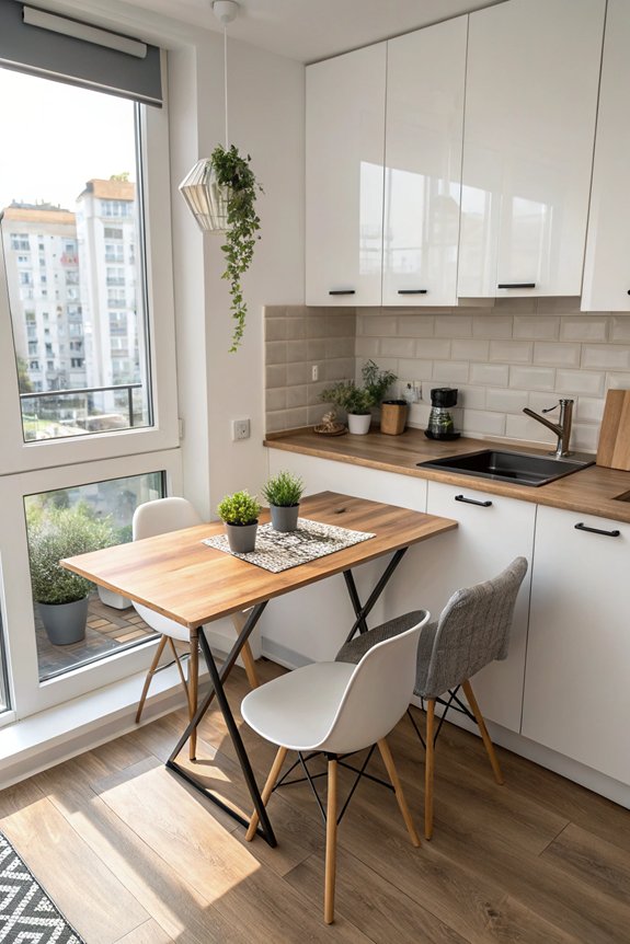 folding table enhances functionality