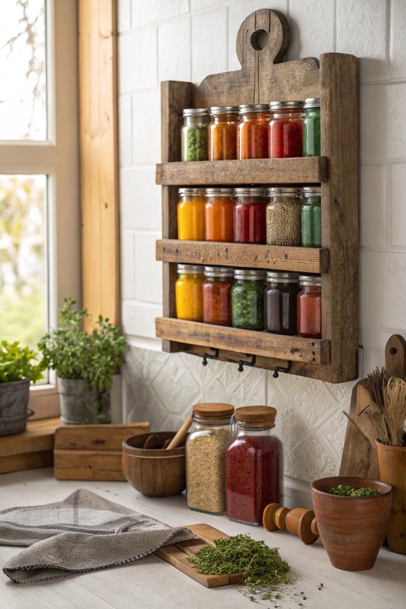 functional decorative spice racks
