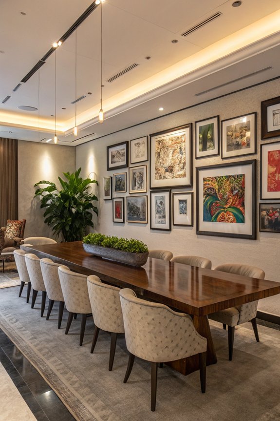 gallery wall art display
