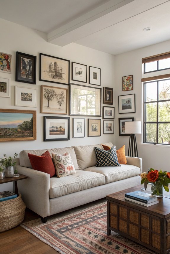 hang art at eye level