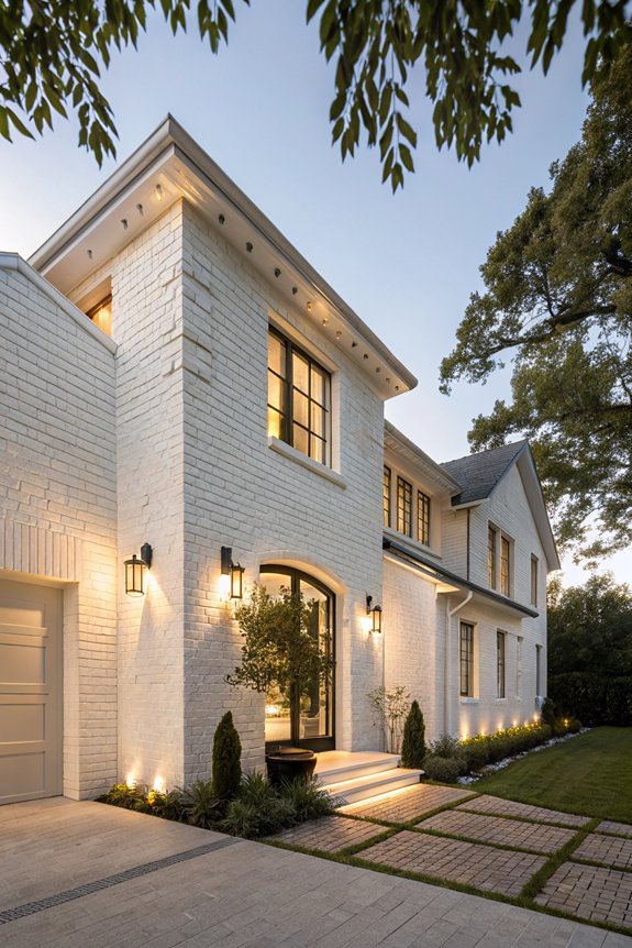 illuminate white brick beauty
