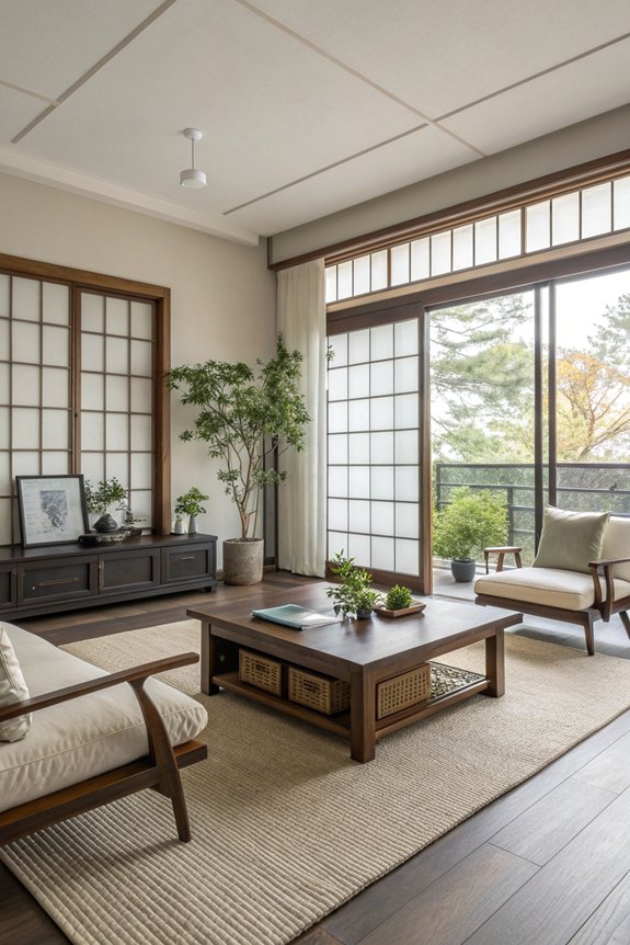 inspiring japandi living rooms