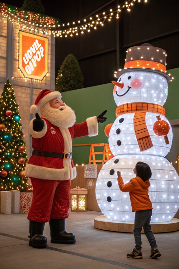interactive holiday figures delight
