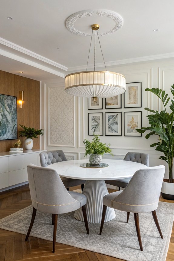 inviting intimate dining experience