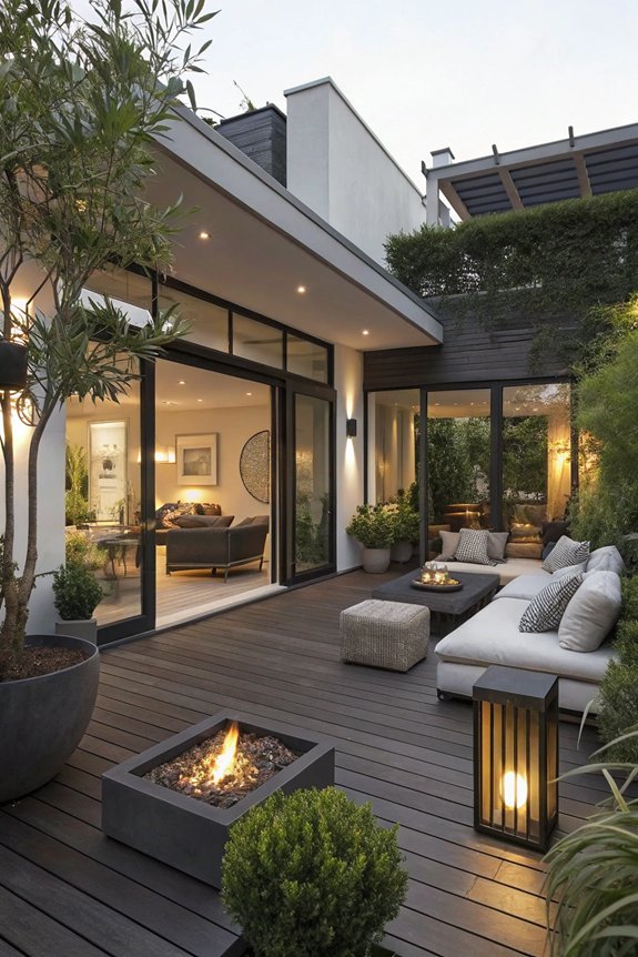 inviting outdoor living space