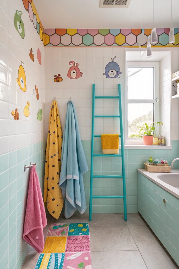 kid friendly bathroom organization solutions