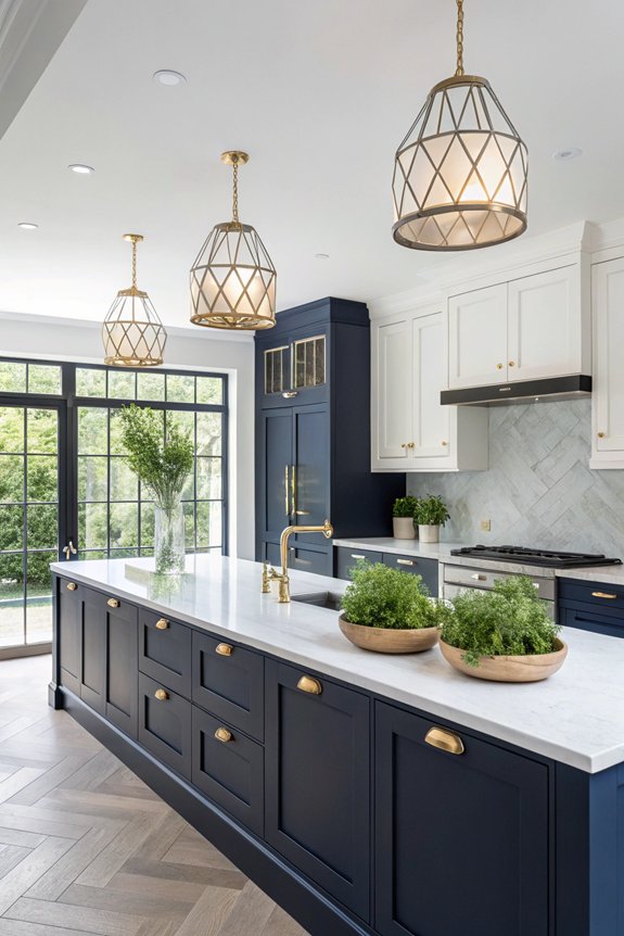 layered kitchen lighting options