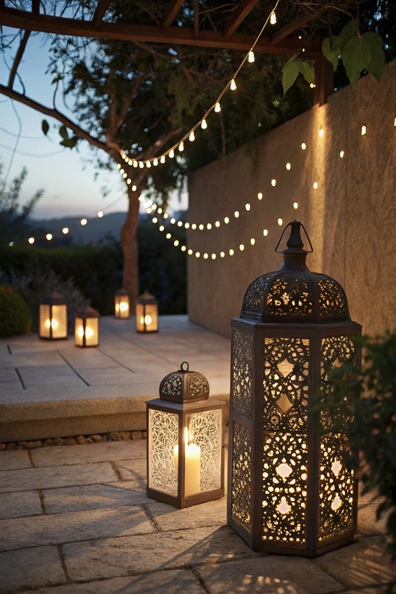layered lighting for ambiance