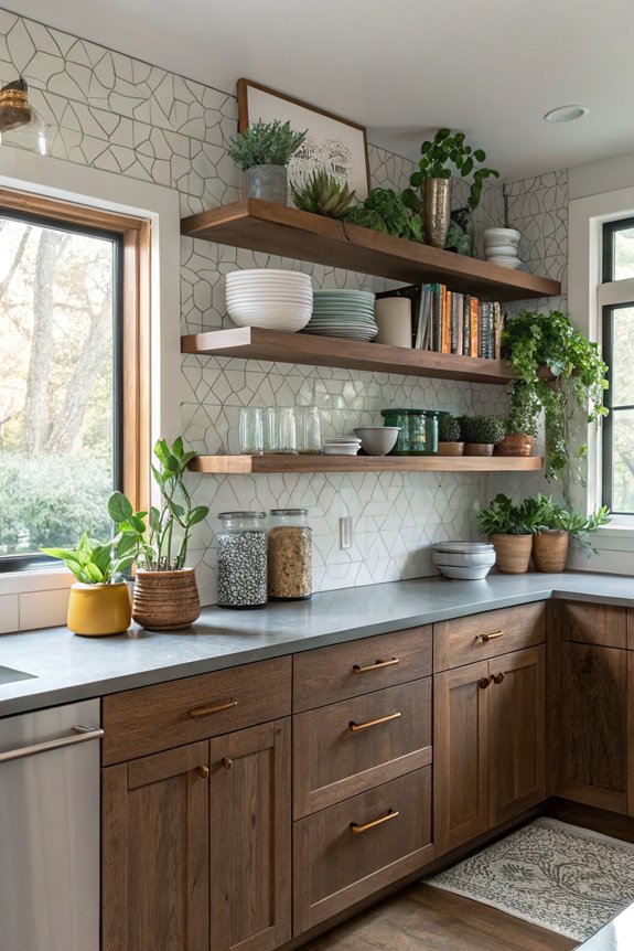 layered shelf styling tips