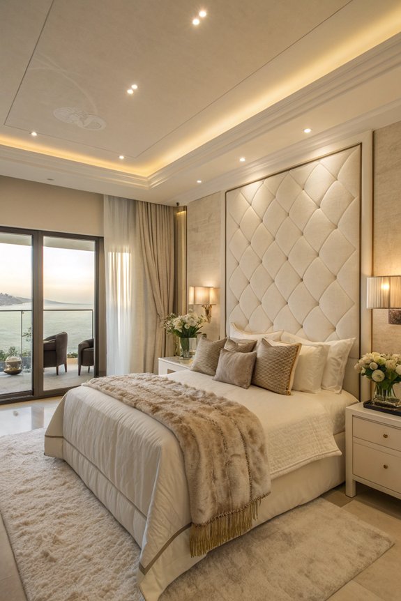luxurious bedding enhances comfort