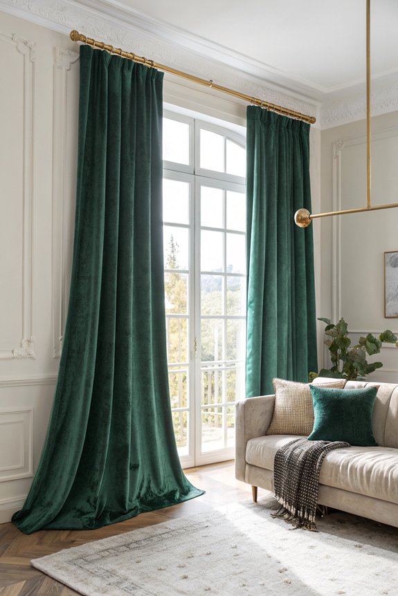 luxurious curtains for elegance