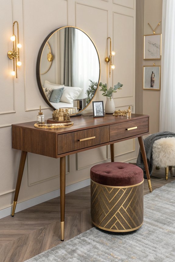 luxury modern dressing table