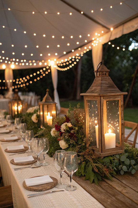 magical dining table ambiance