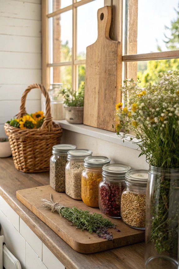 mason jars for decor