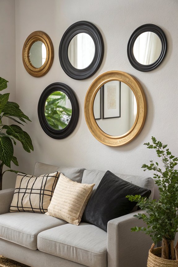 maximize impact with mirrors