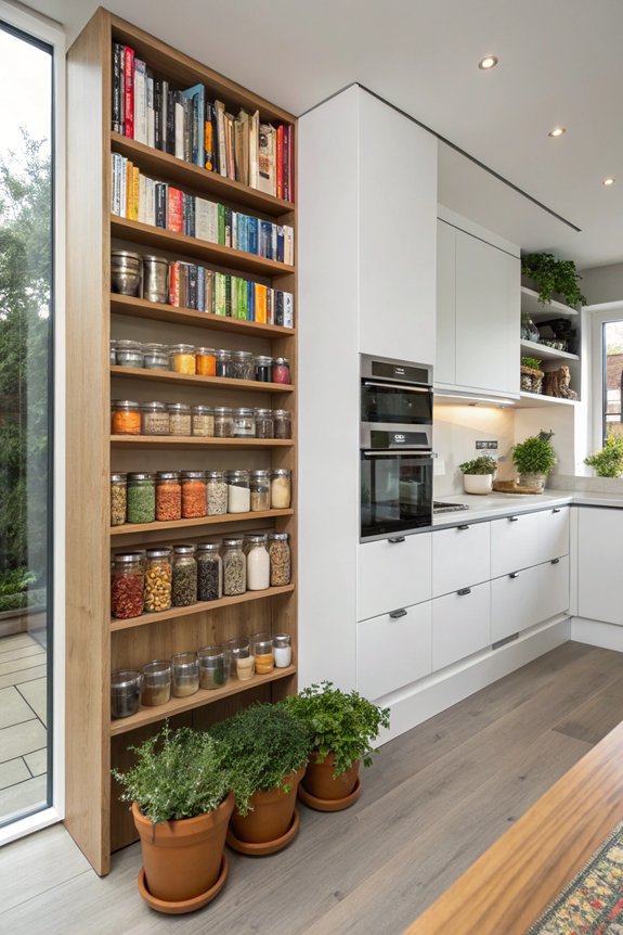 maximize kitchen vertical storage