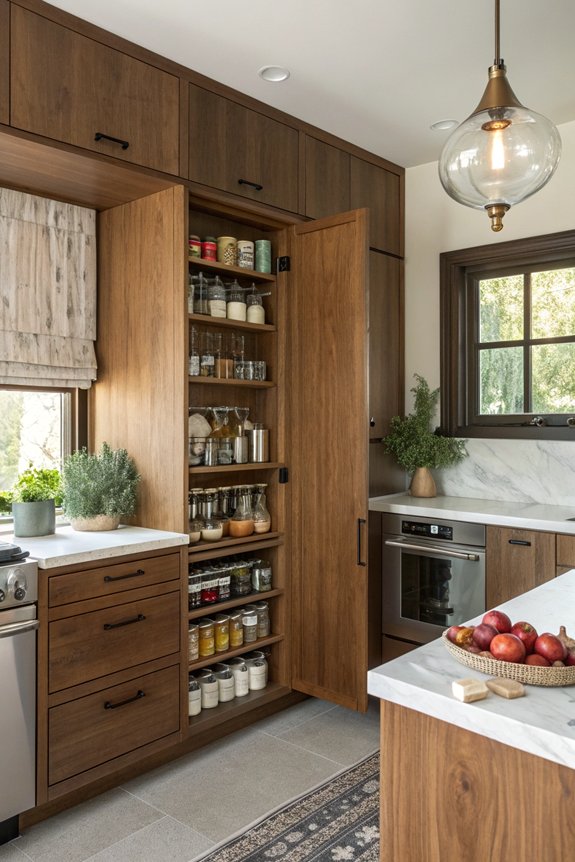maximize storage with pull outs