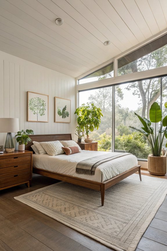 mid century modern plant aesthetics