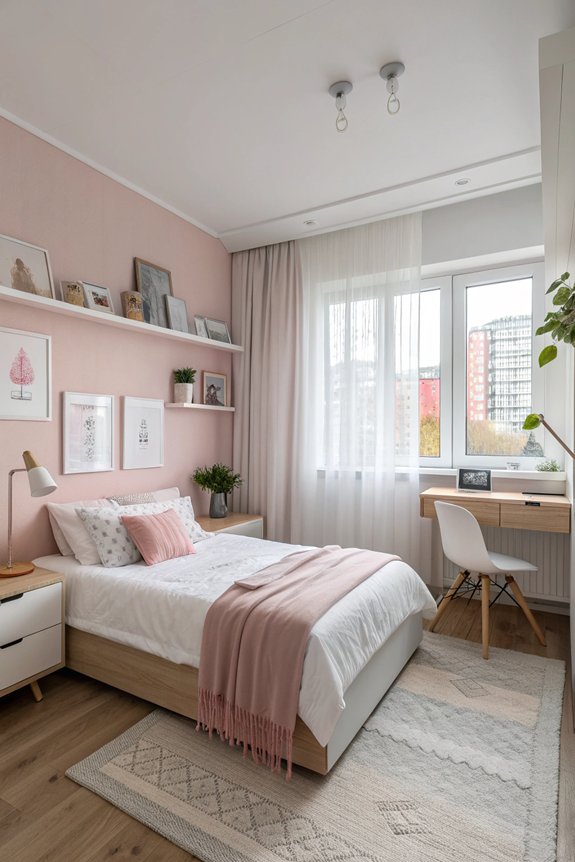 minimalist bedroom for calmness