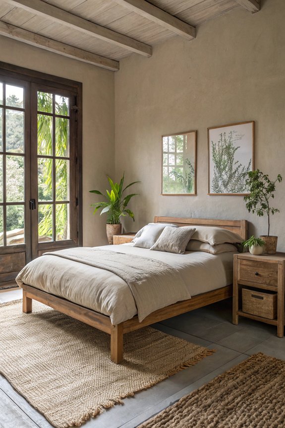 minimalist bedroom for tranquility