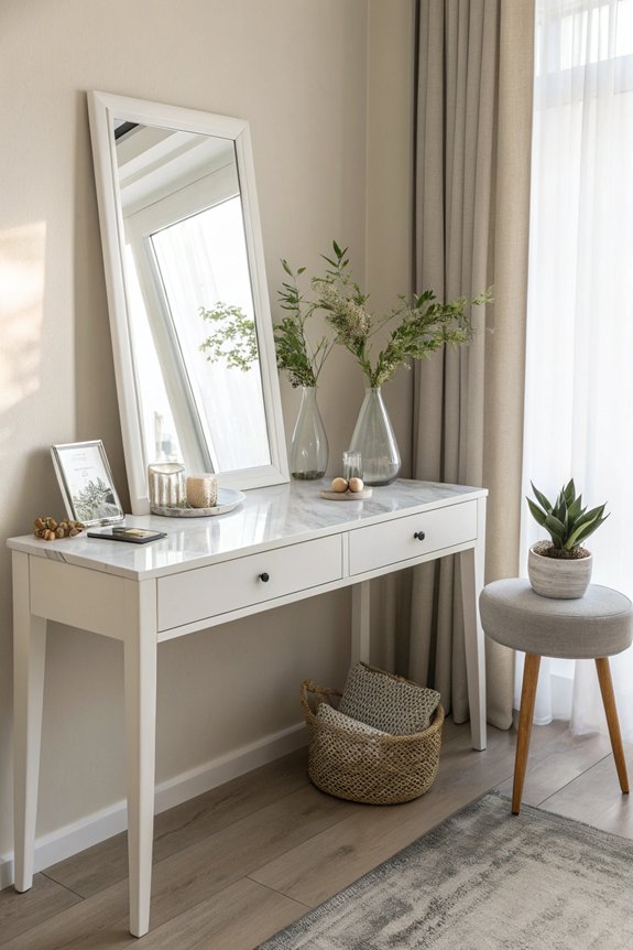 minimalist dressing table design