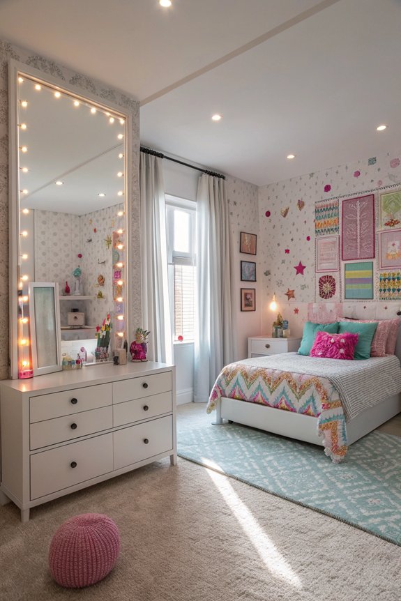 mirrors enhance spatial illusion