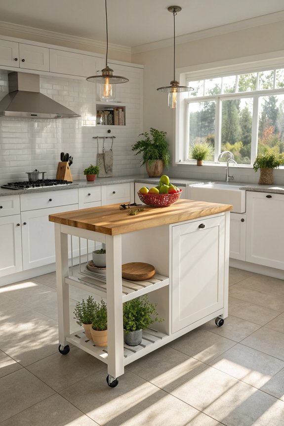 mobile kitchen island solution