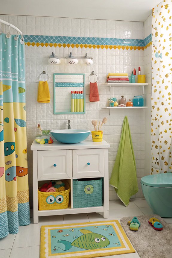 multi functional kids bathroom furniture