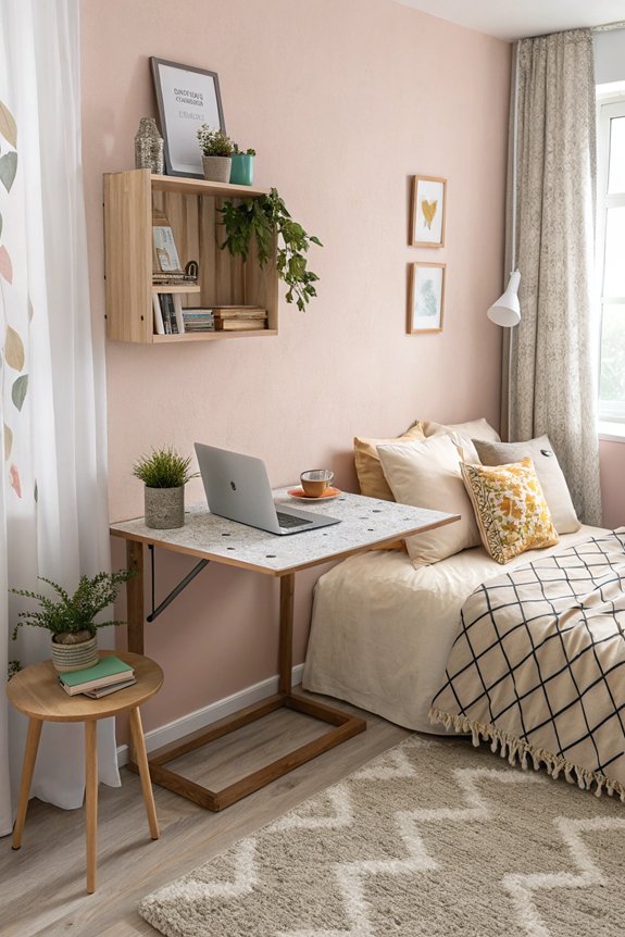 multifunctional fold down table