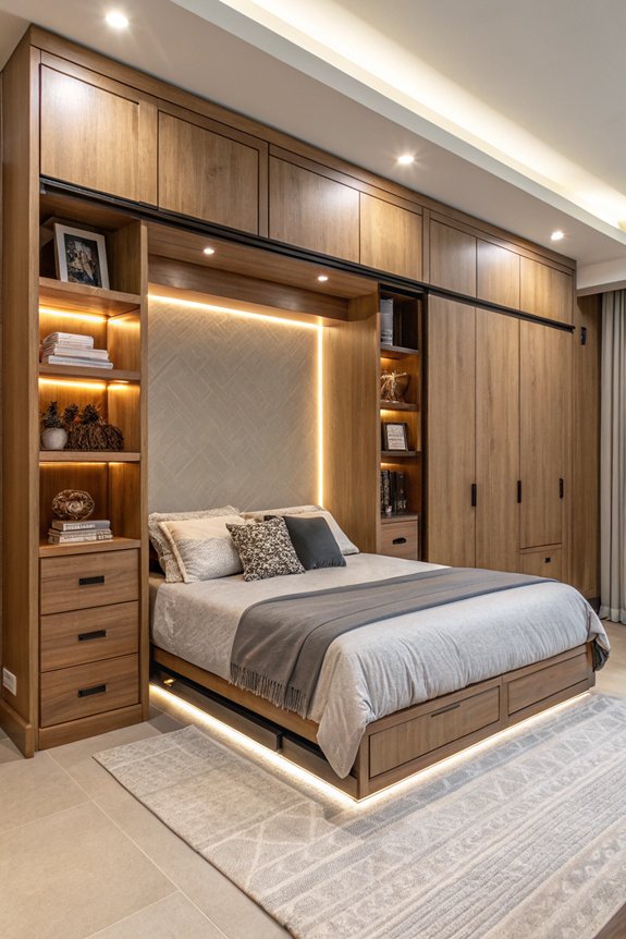 murphy beds with storage