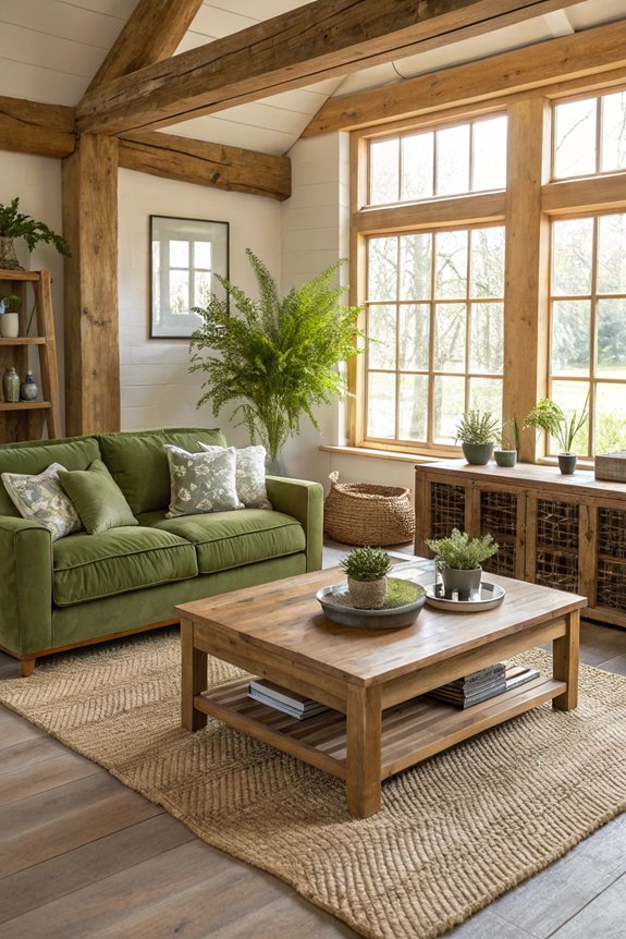natural wood finishes enhance